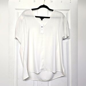 NWT Ann Taylor Elegant White/Cream Blouse